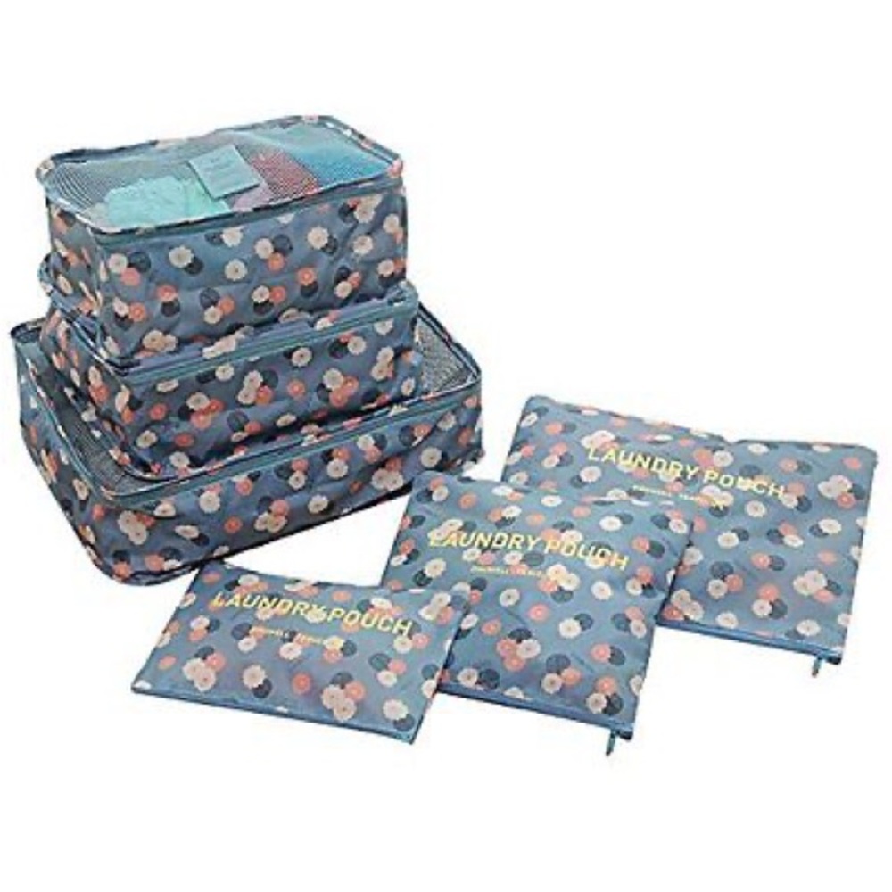 7 Luggage Storage Bags Travel Organizer Suitcase Toilet Kit